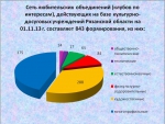 Мониторинг любительских объединений и клубов по интересам Рязанской области на 01.11 2013 г.